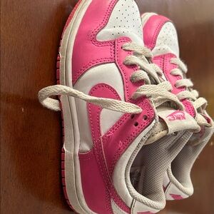 Nike dunks, new shoe laces would make them look better. Quickly outgrew